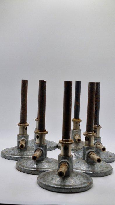 biofiz - bunsen - Brander (7) - Metaal - Laboratorium, Antiek en Kunst, Antiek | Wandborden en Tegels