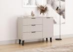 Dressoir scandi creme  110 cm (Dressoirs, Woonkamer), 100 tot 150 cm, Verzenden, Nieuw, 25 tot 50 cm