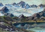 Alexander Scherban (1886-1964) - Lago nelle alpi, Antiek en Kunst