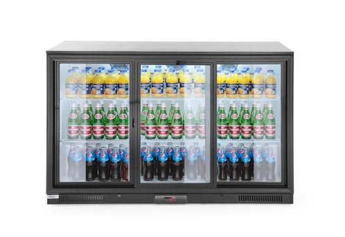 Barkoeling  - 3-deurs - 303 Liter - Displaykoeling - Zwart -, Zakelijke goederen, Horeca | Keukenapparatuur, Nieuw in verpakking