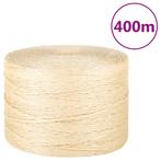 vidaXL Touw 3 mm 400 m 100% sisal, Verzenden, Nieuw
