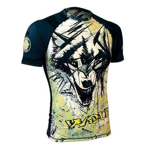 rashguard WOLF, short sleeve, Sport en Fitness, Vechtsporten en Zelfverdediging, Nieuw, Verzenden