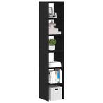 vidaXL Boekenkasten 2st stapelbaar 30x30x80cm bewerkt hout, Verzenden, Nieuw