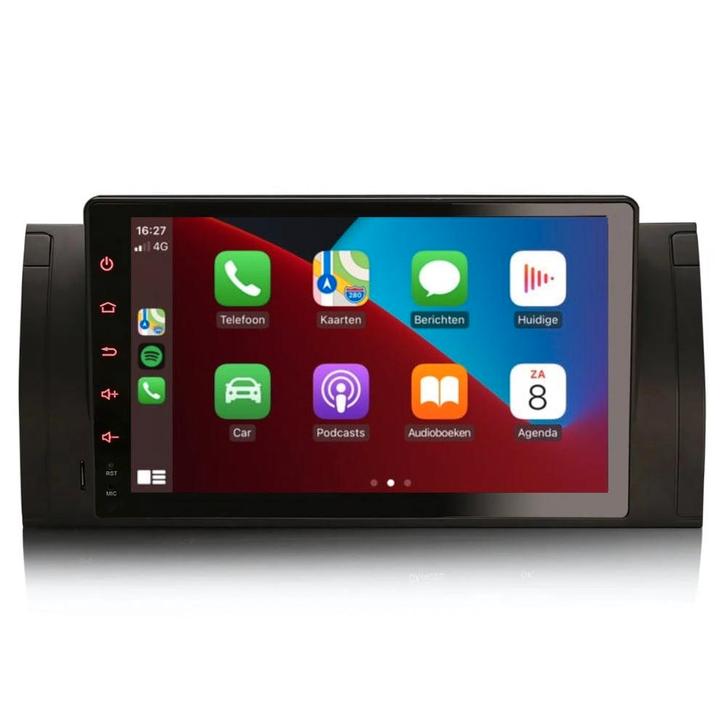 Carplay autoradio voor BMW 5 serie X5 E39 E53 M5 1996 t/m, Auto diversen, Autoradio's, Ophalen of Verzenden