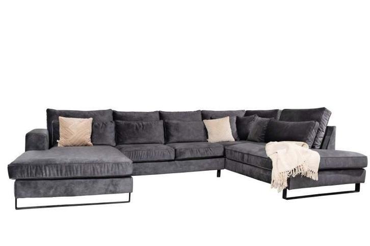 OUTLET LEEUWARDEN! - U-Bank Naaldwijk - hoekbanken outlet, Huis en Inrichting, Banken | Bankstellen, Nieuw, Overige materialen