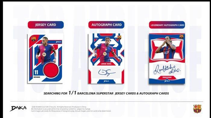2024/25 DAKA Top Audience Lamine Yamal, Robert Lewandowski,, Verzamelen, Stickers