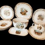 Tafelservies (10) - Modèle Rubis - Illustraties van pluim-