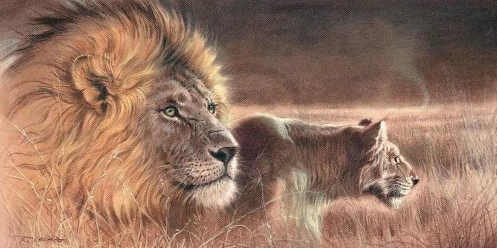 Kunstdruk Renato Casaro - She has a job 100x50cm, Huis en Inrichting, Woonaccessoires | Schilderijen, Tekeningen en Foto's, Nieuw