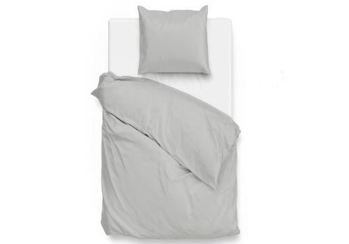 ZoHome Dekbedovertrek Satinado Ash Grey - 100% Katoen-Satijn, Huis en Inrichting, Slaapkamer | Beddengoed