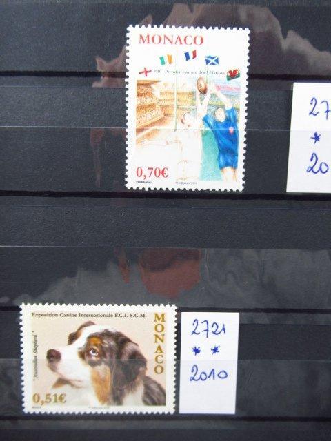 Monaco 2010/2011 - volledige collectie postzegels, inclusief, Postzegels en Munten, Postzegels | Europa | Frankrijk