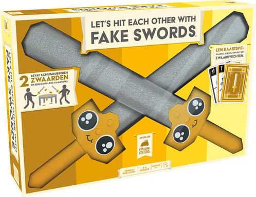 Lets Hit Each Other With Fake Swords (NL) | Exploding, Hobby en Vrije tijd, Gezelschapsspellen | Kaartspellen, Nieuw, Verzenden
