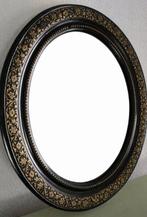 Spiegel - Hout, Glas - Ovale Napoleon spiegel, Antiek en Kunst