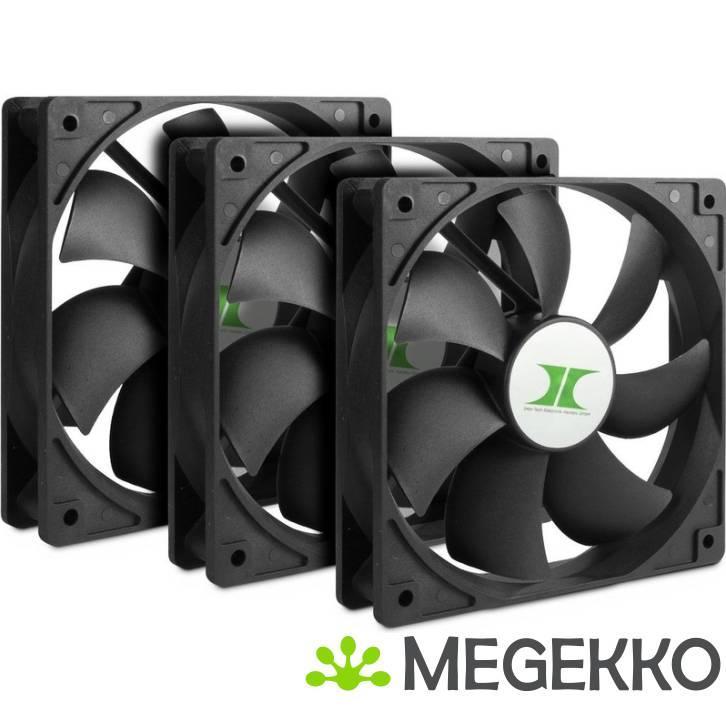Inter-Tech 88887289 120mm Fan Set voor IPC Cases, Computers en Software, Computerkoelers, Nieuw, Verzenden