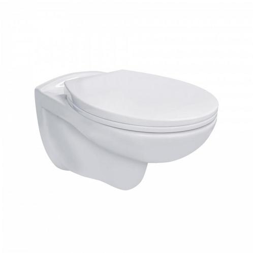 Wandcloset Basic Pro Keramiek Randloos Met Softclose Zitting, Doe-het-zelf en Verbouw, Sanitair, Overige typen, Nieuw, Ophalen of Verzenden