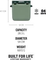 Stanley Adventure Outdoor Cooler 28,3L Stanley Green |, Verzenden, Zo goed als nieuw