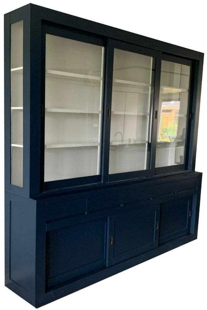 Buffetkast koningsblauw Enschede 260 x 240cm, Huis en Inrichting, Kasten | Buffetkasten, Ophalen of Verzenden