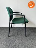 Vergaderstoel - Ahrend 320 - Groene stoffering - zwart frame, Vergader- of Presentatieruimte, Ophalen of Verzenden, Gebruikt, Stoel