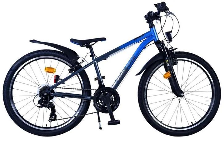 Volare XC Race Kinderfiets - 24 inch - 21 speed - Blauw/Grij, Fietsen en Brommers, Fietsen | Kinderfietsjes, Nieuw, Ophalen of Verzenden