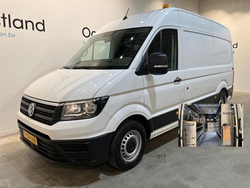 Volkswagen Crafter 35 2.0 TDI L3H3 140 PK RWD, Auto's, Bestelauto's, Lease, Overige kleuren, Handgeschakeld, Wit, Volkswagen, Financial lease