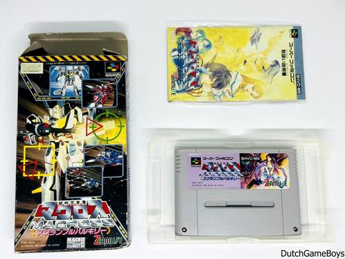Super Famicom - Macross - Scramble Valkyrie, Spelcomputers en Games, Games | Nintendo Super NES, Gebruikt, Verzenden