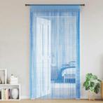 vidaXL Koordgordijnen 2 st 140x250 cm lichtblauw, Verzenden, Nieuw, Blauw
