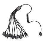 10 in 1 Multifunctionele USB Kabel - Oplader Oplaadkabel, Verzenden, Nieuw