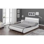 Valencia - LED - Bedframe kunstleer 140x200 cm wit
