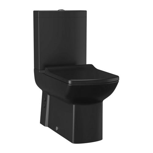 Boss & Wessing Staande Toiletset Lara Mat Zwart Compleet, Doe-het-zelf en Verbouw, Sanitair, Overige typen, Nieuw, Ophalen of Verzenden