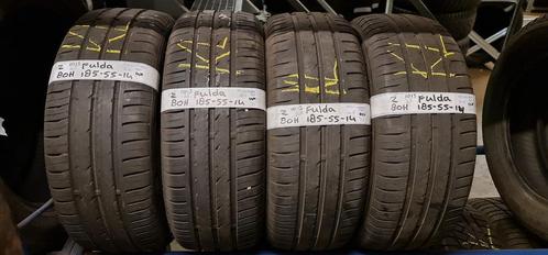4x 185-55-14 Fulda Zomer 4.5+5.1mm €20+€25 PerBand 185 55 14, Auto-onderdelen, Banden en Velgen, 14 inch, Zomerbanden, 185 mm