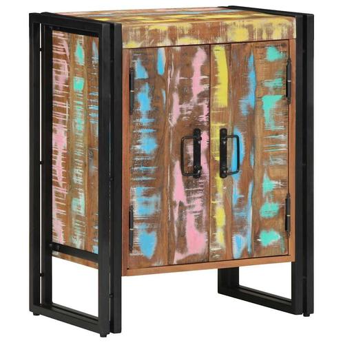 vidaXL Schoenopbergkast Zwart 30 x 30 x 40 cm Massief, Huis en Inrichting, Kasten | Schoenenrekken, Nieuw, Verzenden