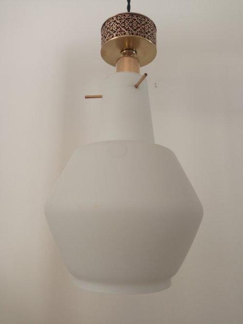 Plafondlamp - Glas - Glazen kroonluchter, Antiek en Kunst, Antiek | Lampen