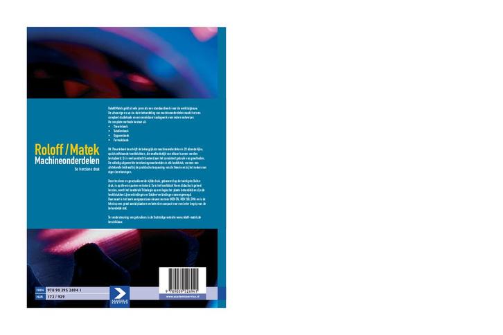 Roloff Matek machineonderdelen 9789039526941, Boeken, Studieboeken en Cursussen, Zo goed als nieuw, Verzenden