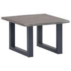 vidaXL Salontafel met natuurlijke randen 60x60x40 cm, Huis en Inrichting, Tafels | Salontafels, 50 tot 100 cm, Verzenden, Nieuw