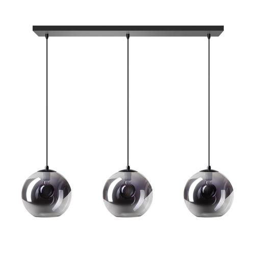 *WOONWINKEL* ETH Orb Hanglamp Met Glazen Bollen Rookglas, Huis en Inrichting, Lampen | Hanglampen, Nieuw, Verzenden