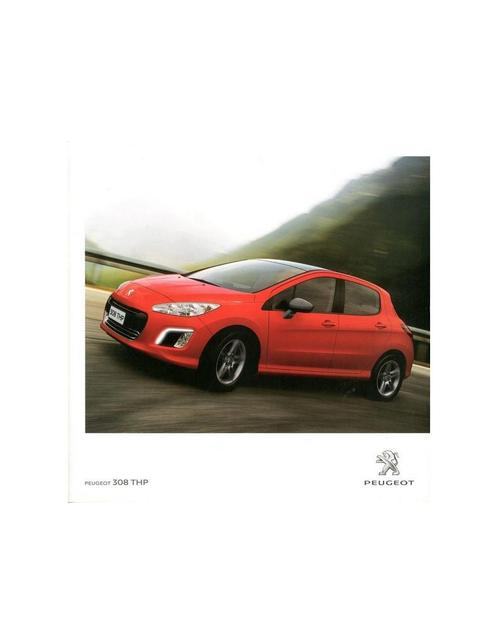 2012 PEUGEOT 308 THP BROCHURE PORTUGEES, Boeken, Auto's | Folders en Tijdschriften, Peugeot