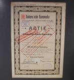 Duitse staten. Buderus Gründungsaktie vom 20.3.1884 selten