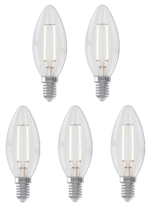 5 stuks Calex LED Kaarslamp E14 3.5W 250lm 2700K helder D..., Huis en Inrichting, Lampen | Overige, Nieuw, Ophalen of Verzenden