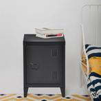 [en.casa] Nachtkastje Inari metaal 57x40x30 cm zwart, Zakelijke goederen, Verzenden, Nieuw in verpakking