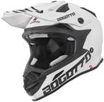 Bogotto V328 Fiberglass Wit Crosshelm, Motoren, Kleding | Motorhelmen, M, Nieuw met kaartje, Overige merken, Heren