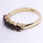 Ring - 18 karaat Geel goud - 0.95ct. tw. Granaat -, Nieuw
