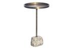 Side table TRAYFUL 60cm marble base and antique messing, Huis en Inrichting, Tafels | Sidetables, Ophalen of Verzenden, Nieuw
