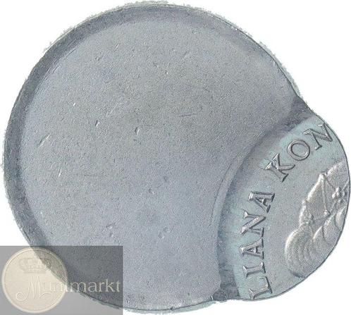 Nederland. Juliana. Misslag 10 cent 19?? rondel met petje, Postzegels en Munten, Munten | Nederland