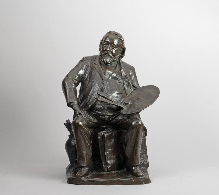 Arend Odé (1865-1955), ‘De Hollandse schilder Jacob Maris’, Antiek en Kunst, Kunst | Beelden en Houtsnijwerken