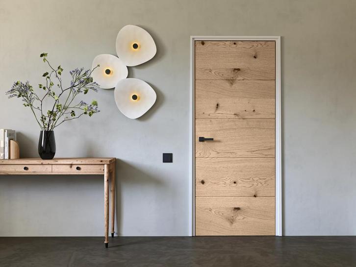 Eiken deur/ Eiken Barn Deur/ Eiken Schuifdeur/ Binnendeur, Doe-het-zelf en Verbouw, Deuren en Horren, Binnendeur, Nieuw, Hout