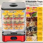 Voedseldroger - Droogautomaat - 400W - Rood, Verzenden, Nieuw