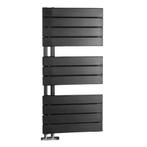 115x40 cm - 600 Watt - Oppio Handdoekradiator - Zwart (RAL, Doe-het-zelf en Verbouw, Verwarming en Radiatoren, Nieuw, Ophalen of Verzenden