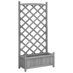 Plantenbak Grijs Vurenhout - Retourdeal - 35% Korting!, Tuin en Terras, Bloembakken en Plantenbakken, Nieuw, Ophalen of Verzenden