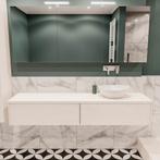 Badkamermeubel BWS Madrid Wit 180 cm met Topblad en, Doe-het-zelf en Verbouw, Sanitair, Ophalen of Verzenden, Nieuw, Bad