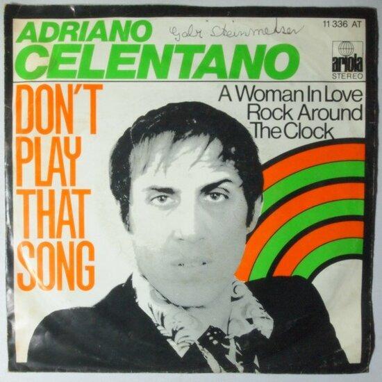 Adriano Celentano - Dont play that song - Single, Cd's en Dvd's, Vinyl Singles, Verzenden