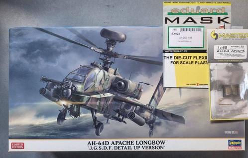Hasegawa 07515 AH-64D Apache Longbow `J.G.S.D.F. Detail Up, Hobby en Vrije tijd, Modelbouw | Vliegtuigen en Helikopters, Hasegawa